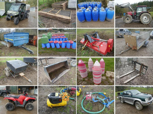 DISPERSAL SALE OF VEHICLES, IMPLEMENTS AND GAME REARING EQUIPMENT