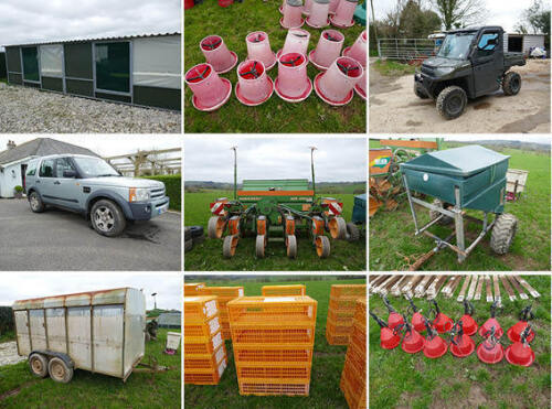 DISPERSAL SALE OF ATV, LANDROVER, SHOOT & GAME REARING EQUIPMENT