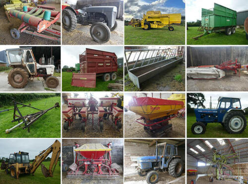 REDUCTION SALE OF TRACTORS, DIGGER, TRAILERS, FARM MACHINERY, IMPLEMENTS AND LIVESTOCK EQUIPMENT