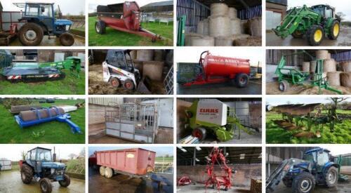 DISPERSAL SALE OF 4 TRACTORS, 2 SKID STEERS, FARM MACHINERY, TRAILERS, ATTACHMENTS, LIVESTOCK & GENERAL EQUIPMENT