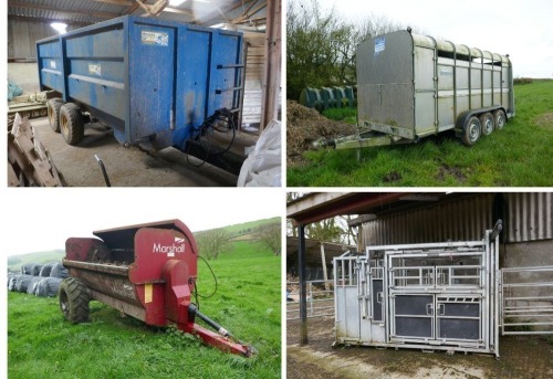 DISPERSAL SALE OF TRACTOR, TRAILERS, FARM MACHINERY, LIVESTOCK & GENERAL EQUIPMENT