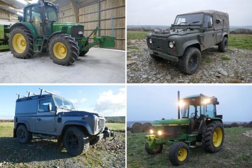 REDUCTION SALE OF TRACTORS, LAND ROVERS & FULL RANGE OF FARM MACHINERY