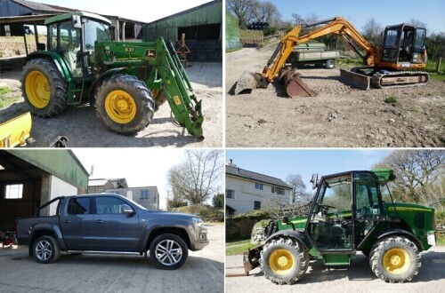 THE FINAL DISPERSAL SALE OF TRACTOR, TELEHANDLER, EXCAVATOR, PICK UP, FARM MACHINERY & EQUIPMENT, ATTACHMENTS, GENERAL & HOUSEHOLD EQUIPMENT: - RUNNING FROM FRIDAY 1ST APRIL UNTIL TUESDAY 12TH APRIL 2022