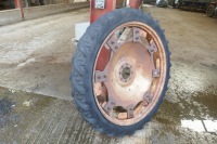 PAIR OF HD MF ROW CROP WHEELS - 5