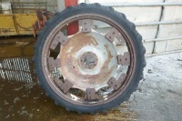 PAIR OF HD MF ROW CROP WHEELS - 6