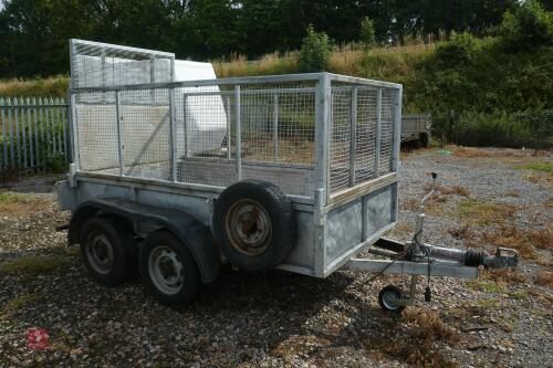 8' X 4'6" CAGED SIDE TRAILER