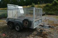 8' X 4'6" CAGED SIDE TRAILER