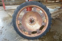 PAIR OF HD MF ROW CROP WHEELS - 8