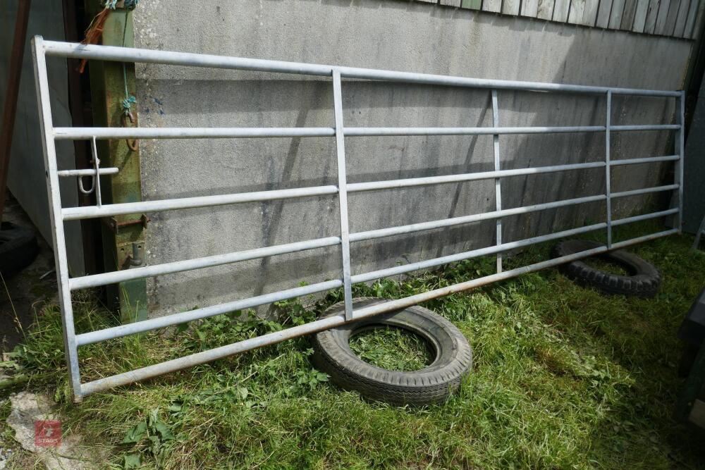 15' GALVANISED YARD GATE