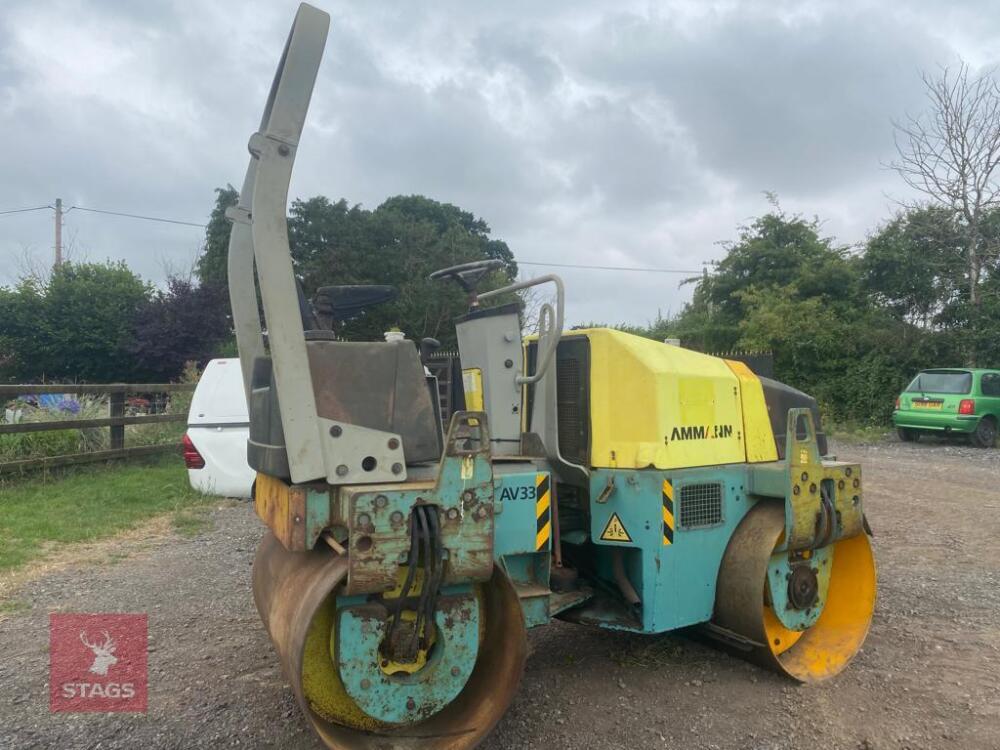 2004 AV33E AMMANN TWIN DRUM ROLLER