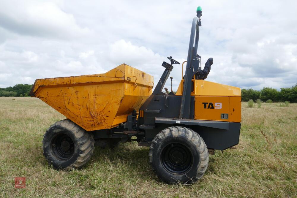 2013 TEREX TA9 9 TONNE DUMPER