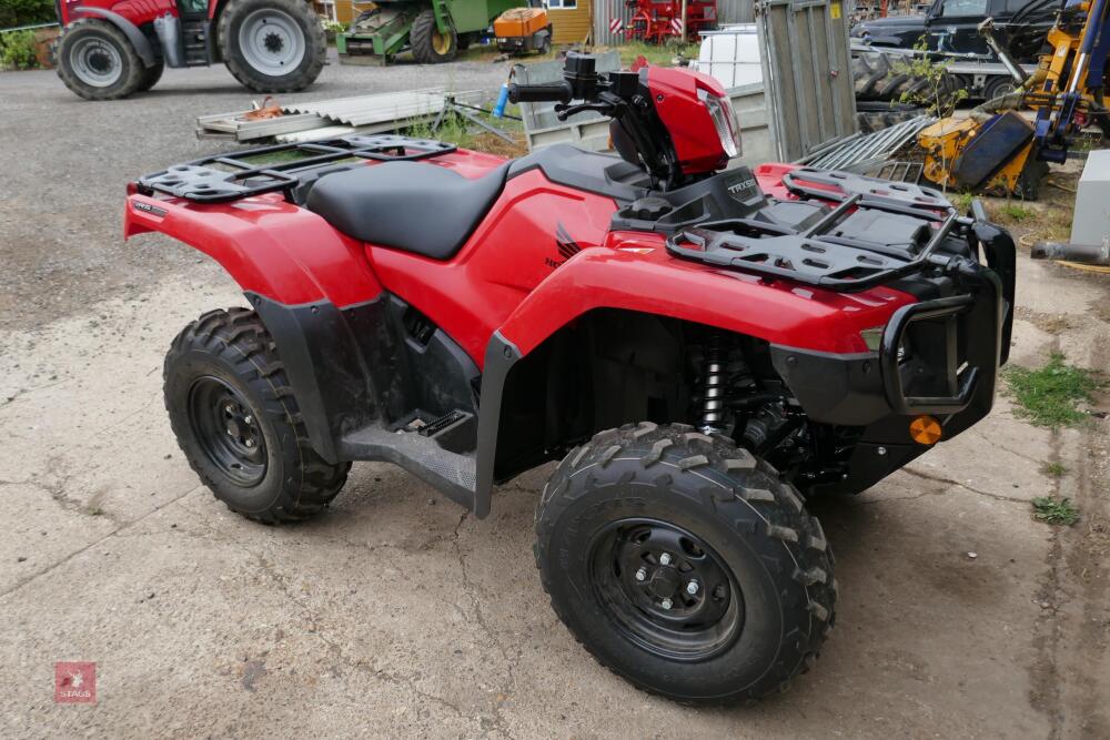 2021 HONDA TRX520 FM6 4X4 QUAD BIKE