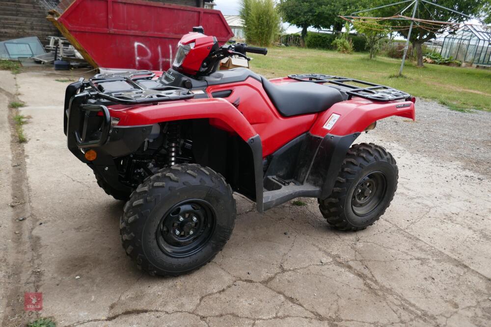 2021 HONDA TRX520 FM6 4X4 QUAD BIKE