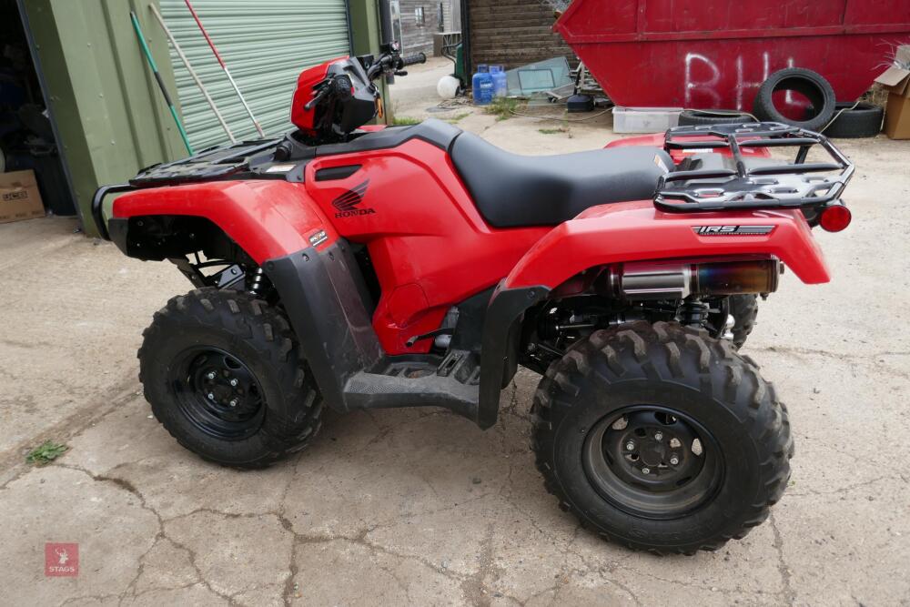 2021 HONDA TRX520 FM6 4X4 QUAD BIKE