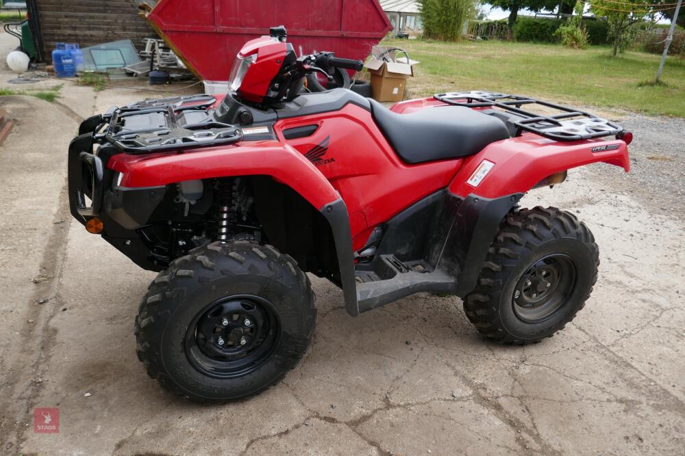 2021 HONDA TRX520 FM6 4X4 QUAD BIKE