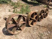 CAST IRON WHEELS - 2