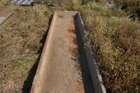 6M GALVANISED FEED TROUGH - 2