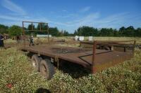 TWIN AXLE TEAGLE BALE TRAILER