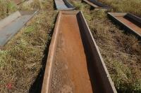 6M GALVANISED FEED TROUGH - 4