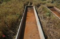 6M GALVANISED FEED TROUGH - 2