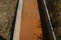 6M GALVANISED FEED TROUGH - 4