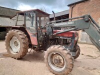 1990 CASE IH 795 4WD C/W QUICKE LOADER