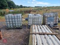 3 IBC TANKS & CAGES - 3