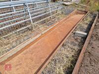 6M GALVANISED FEEDING TROUGH - 3