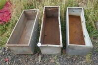 3 X 4' TROUGHS - 3