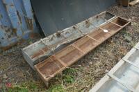 2 X 6' FEED TROUGHS - 2