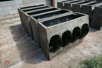 5 X 4' PLASTIC LIVESTOCK FEEDERS - 8