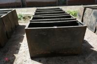 5 X 4' PLASTIC LIVESTOCK FEEDERS - 5