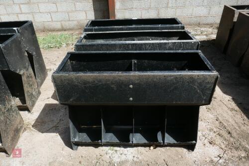 3 X 4' PLASTIC LIVESTOCK FEEDERS