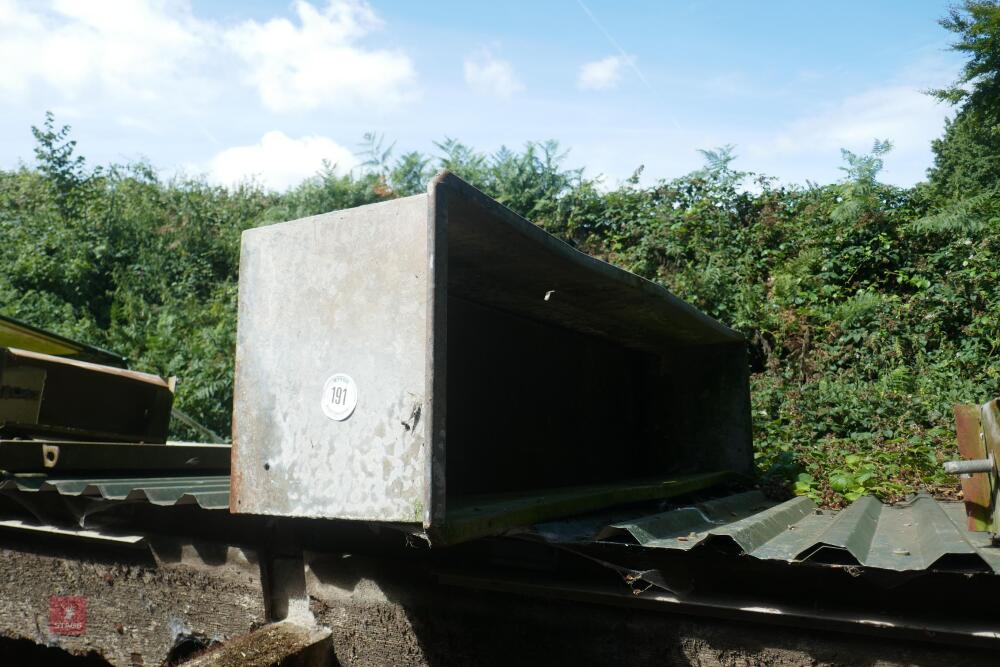 6' GALVANISED TROUGH