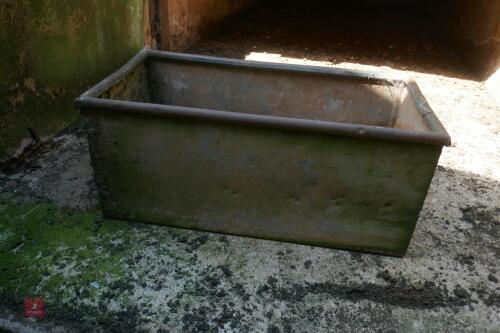 3' GALVANISED TROUGH