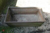 3' GALVANISED TROUGH - 2