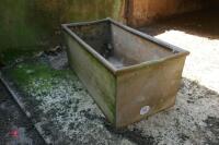 3' GALVANISED TROUGH - 3