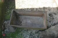 3' GALVANISED TROUGH - 4