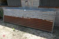 6 X 10' SHEETED GALVANISED HURDLES