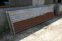 6 X 10' SHEETED GALVANISED HURDLES - 5