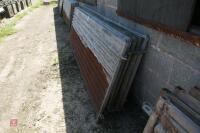 6 X 10' SHEETED GALVANISED HURDLES - 10