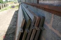 6 X 10' SHEETED GALVANISED HURDLES - 3