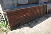 6 X 10' SHEETED GALVANISED HURDLES - 4