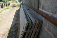 5 X 10' SHEETED GALVANISED HURDLES - 3