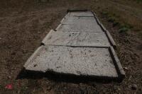7 LOTS OF CONCRETE FEED PADS - 4