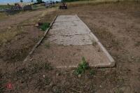 7 LOTS OF CONCRETE FEED PADS - 7