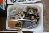 BOX OF NUTS & BOLTS ETC - 3