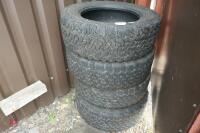 4 BF GOODRICH 265/60/18 TYRES - 4