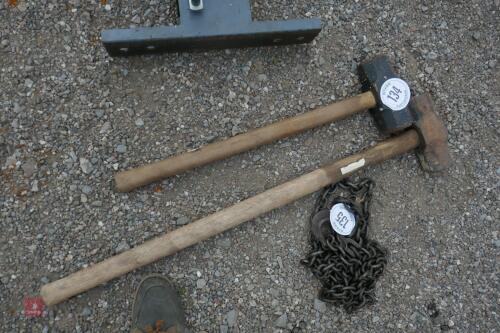 2 SLEDGE HAMMERS