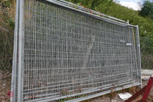 9 HERAS FENCING PANELS